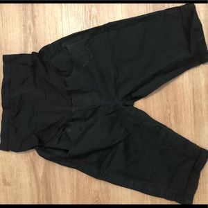 Black Maternity Shorts